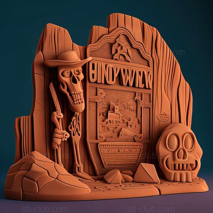 3D model Scooby Doo Showdown in GhoTown game (STL)